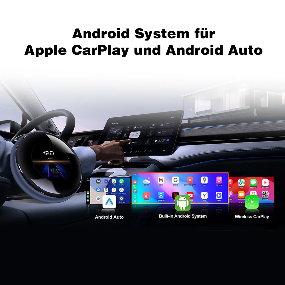 AMPIRE VSB100, CarPlay ir Android Auto adapteris