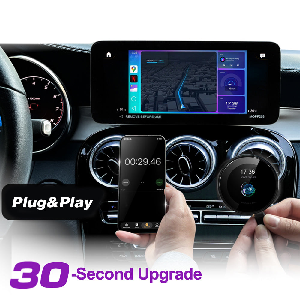 AMPIRE VSB100, CarPlay ir Android Auto adapteris