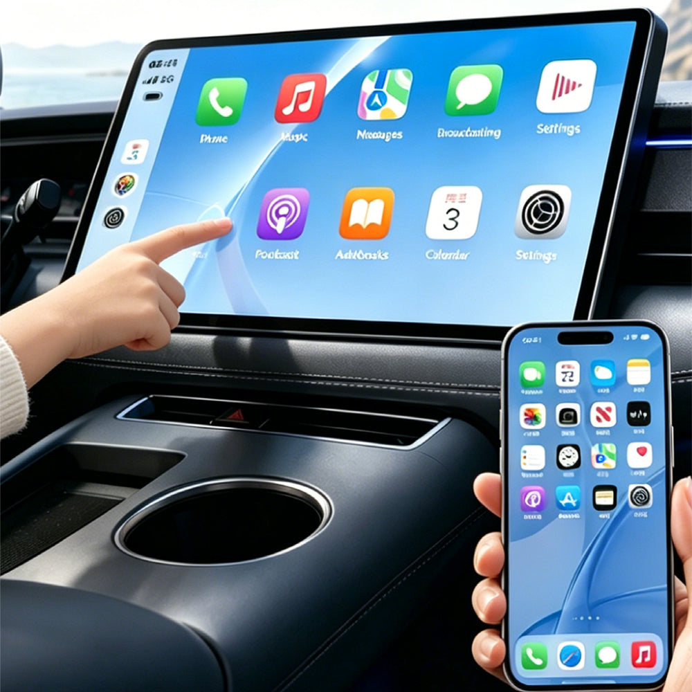 AMPIRE VSB100, CarPlay ir Android Auto adapteris