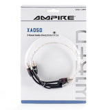 AMPIRE XA050, RCA audio kabelis, 0.5 m, 2 kanalų