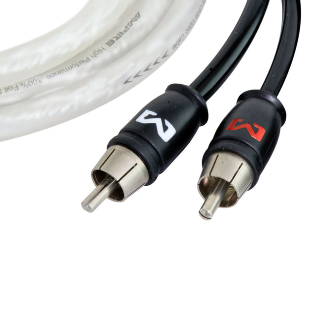 AMPIRE XA050, RCA audio kabelis, 0.5 m, 2 kanalų