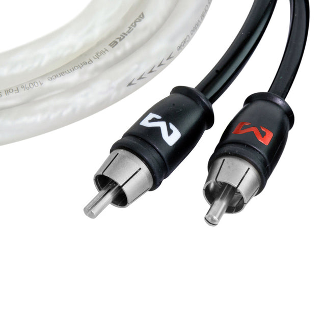 AMPIRE XA100, RCA audio kabelis, 1 m, 2 kanalų