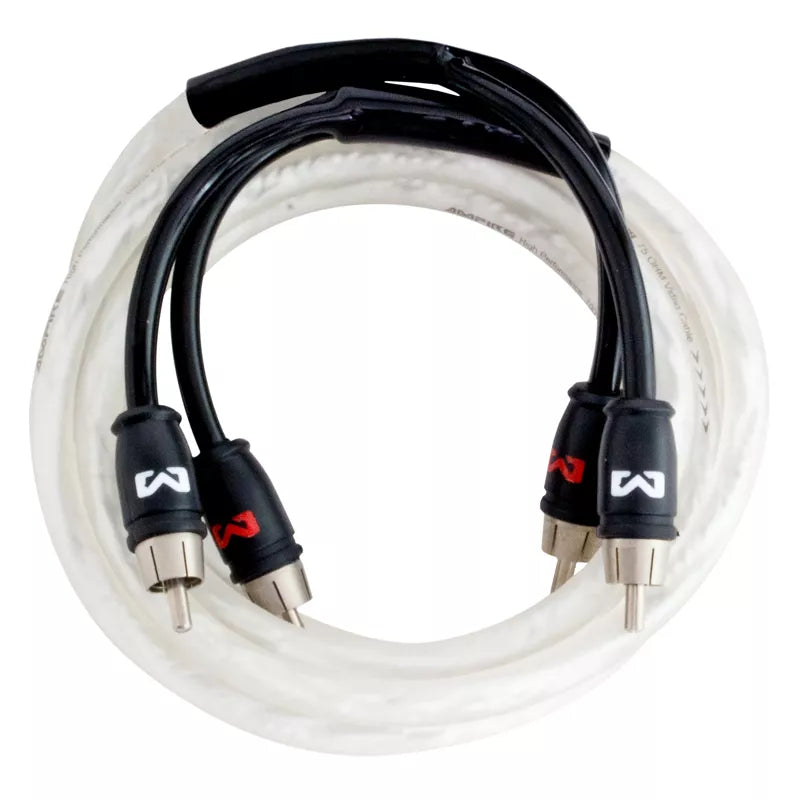 AMPIRE XA250, RCA audio kabelis, 2.5 m, 2 kanalų