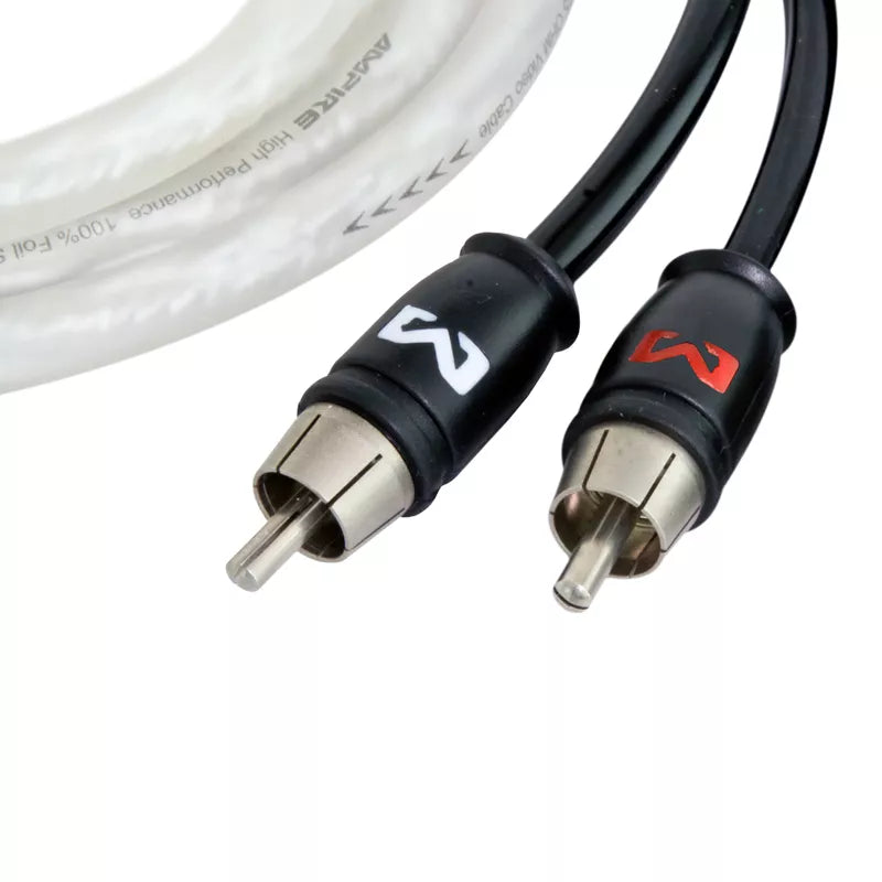 AMPIRE XA250, RCA audio kabelis, 2.5 m, 2 kanalų
