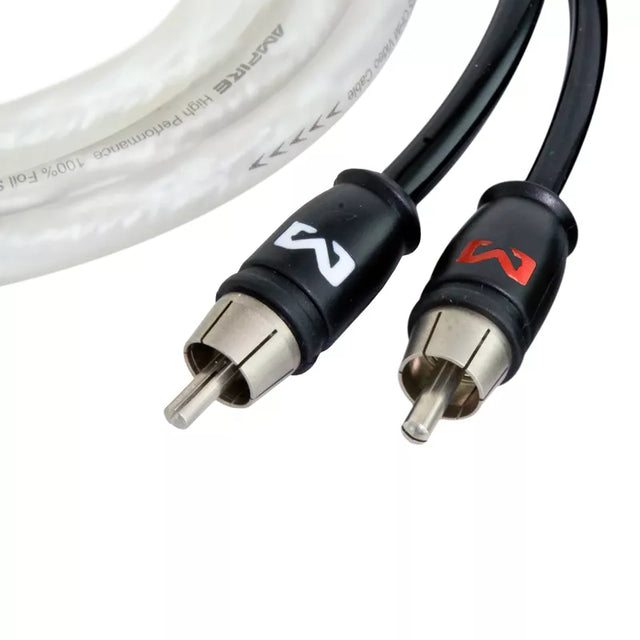 AMPIRE XA250, RCA audio kabelis, 2.5 m, 2 kanalų