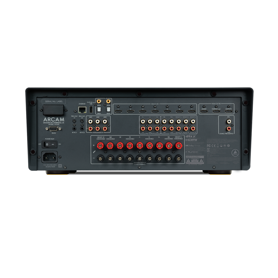 ARCAM AVA25, 9-ių kanalų namų kino stiprintuvas