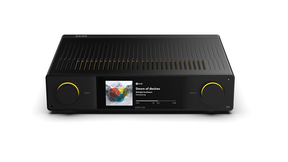 ARCAM SA35, stereo stiprintuvas su tinklo grotuvu