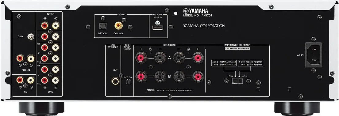 Yamaha A-S701 stiprintuvas (sidabrinis)