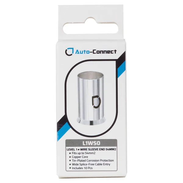 Auto-Connect L1WS0, 54 mm² laidų antgaliai, 10 vnt.