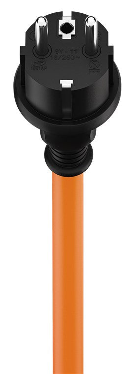 Goobay CEE Adapter Cable, maitinimo kabelis lauko erdvėms, (Type E/F), 230 V, 16 A, 5 m