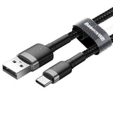 Baseus Cafule, (1.0m) USB-C kabelis