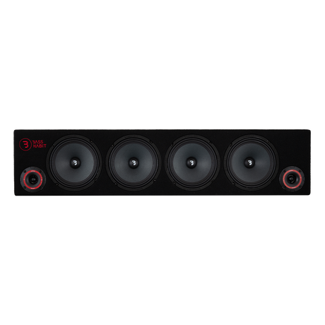 Bass Habit Play SPL84, automobilinė garso kolonėlė, RMS 380 W - Keturi dideli garsiakalbiai, du maži garsiakalbiai