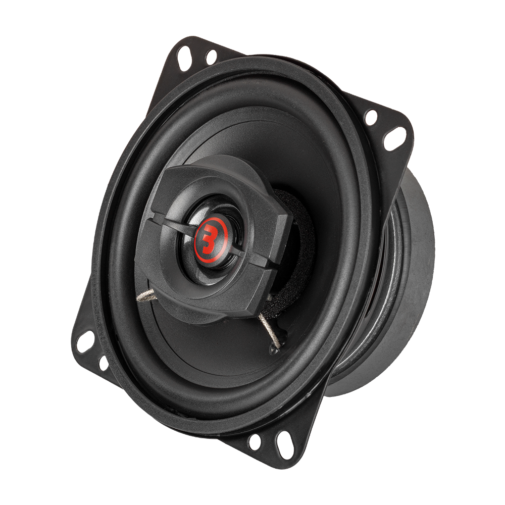 Bass Habit Rebel R100, 10 cm koaksialiniai automobiliniai garsiakalbiai