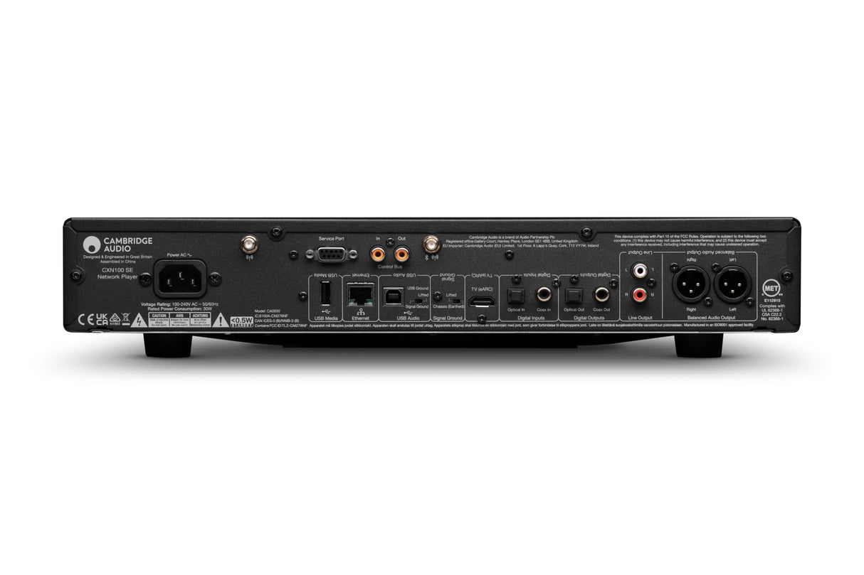 Cambridge Audio CXN100 SE, tinklo grotuvas su HDMI eARC ir ESS DAC