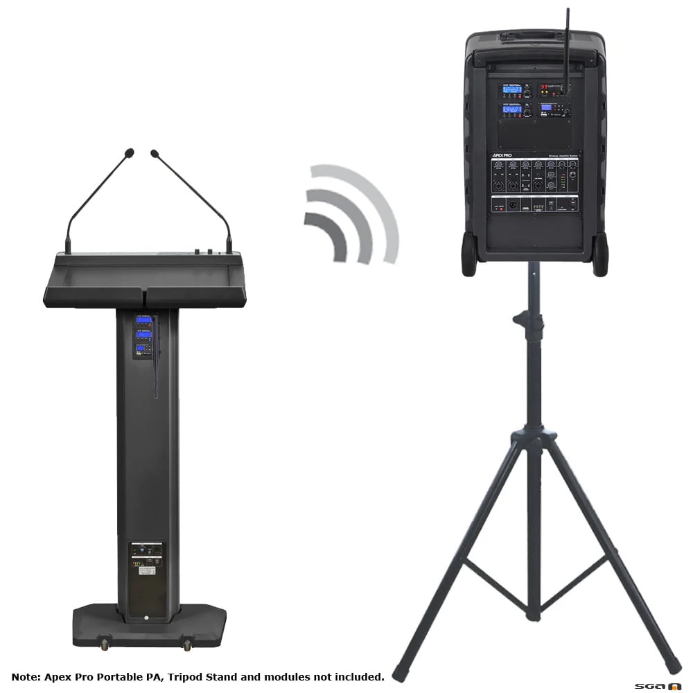 Chiayo LECTERN PRO UHF, aktyvi konferencinė tribūna su mikrofonais