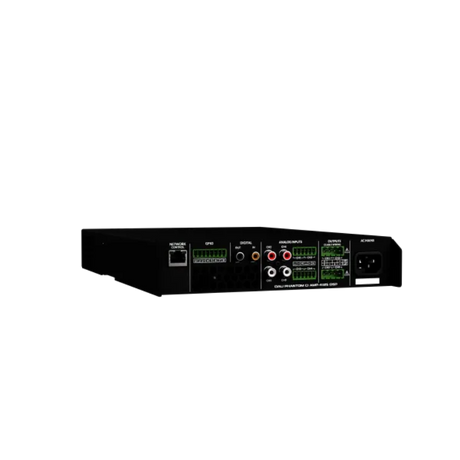 Dali PHANTOM CI AMP-4125 DSP, integruotas stiprintuvas - galinė panelė su jungtimis ir maitinimo lizdu