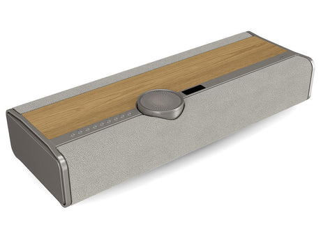 Dali VEGA, aktyvi belaidė garso kolonėlė - Medinis paviršius ir mygtukų eilė