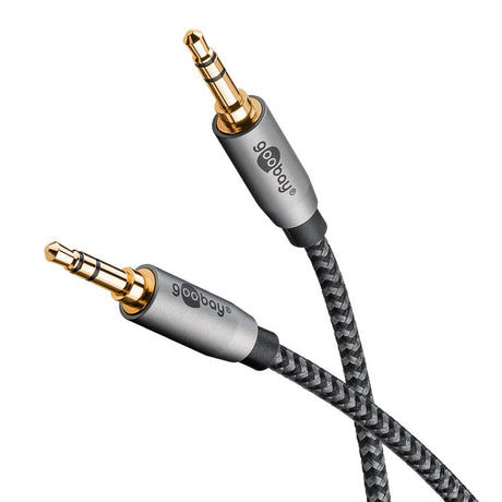 Goobay Plus Audio Connection Cable, 3,5 mm AUX stereo kabelis, 0.5 m