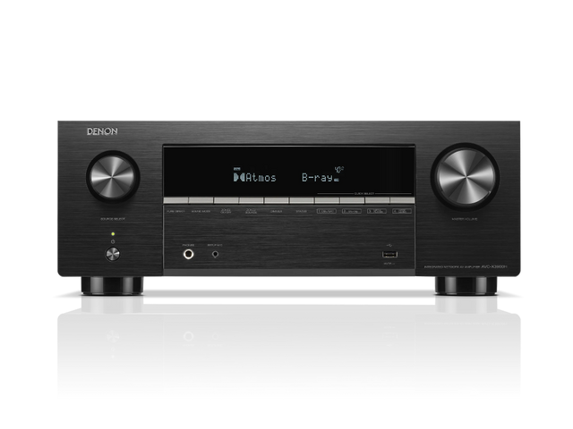 Denon AVC-X3900H, 9.4 kanalų namų kino stiprintuvas su Dolby Atmos, 4K/8K ir HEOS
