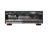 Denon AVC-X3900H, 9.4 kanalų namų kino stiprintuvas su Dolby Atmos, 4K/8K ir HEOS - Galinė panelė su daugybe jungčių