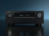Denon AVC-X3900H, 9.4 kanalų namų kino stiprintuvas su Dolby Atmos, 4K/8K ir HEOS - Priekinis skydelis su valdymo mygtukais