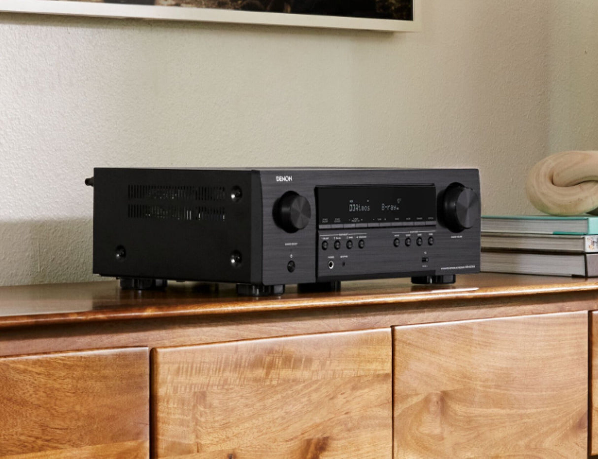 Denon AVR-S770H, 7.2 kanalų namų kino stiprintuvas su Dolby Atmos, DTS:X, 8K, HEOS
