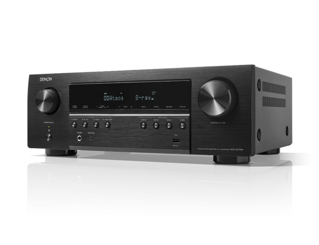 Denon AVR-S770H, 7.2 kanalų namų kino stiprintuvas su Dolby Atmos, DTS:X, 8K, HEOS