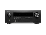 Denon AVR-S980H, 7.2 kanalų namų kino stiprintuvas su Dolby Atmos ir 8K palaikymu - priekinė panelė su mygtukais ir ekranu