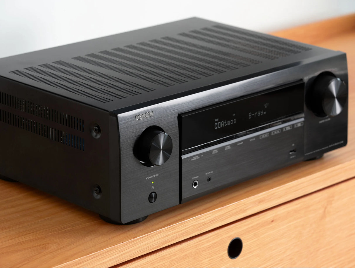 Denon AVR-X1800HDAB, 7.2 kanalų namų kino stiprintuvas su Dolby Atmos, HEOS ir 8K