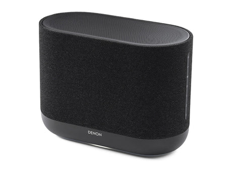 Denon Home 400, belaidė išmani garso kolonėlė - Juodas garsiakalbis, matosi logotipas (2 vaizdas)