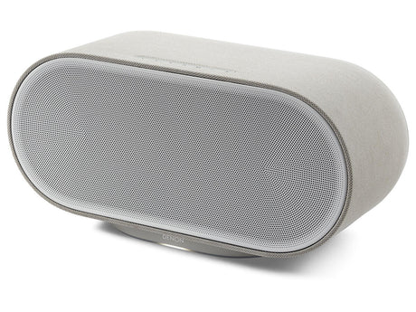 Denon Home 600, belaidė išmani garso kolonėlė - Šoninis kampas, matomas logotipas apačioje