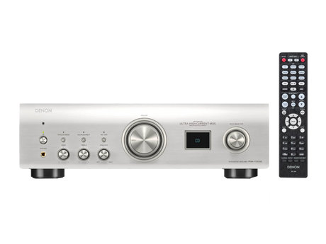 Denon PMA-1700NE, 2-ių kanalų integruotas stereo stiprintuvas su USB DAC - Sidabrinis stiprintuvas su pulteliu