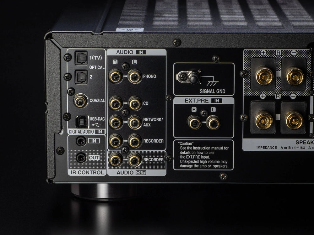 Denon PMA-1700NE, 2-ių kanalų integruotas stereo stiprintuvas su USB DAC