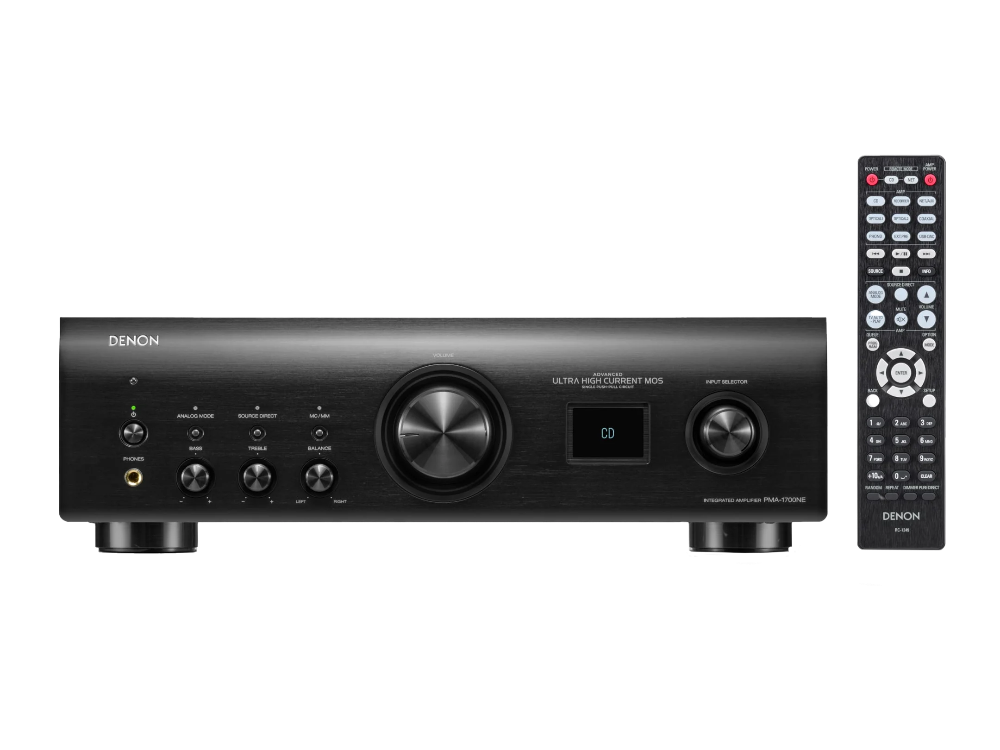 Denon PMA-1700NE, 2-ių kanalų integruotas stereo stiprintuvas su USB DAC