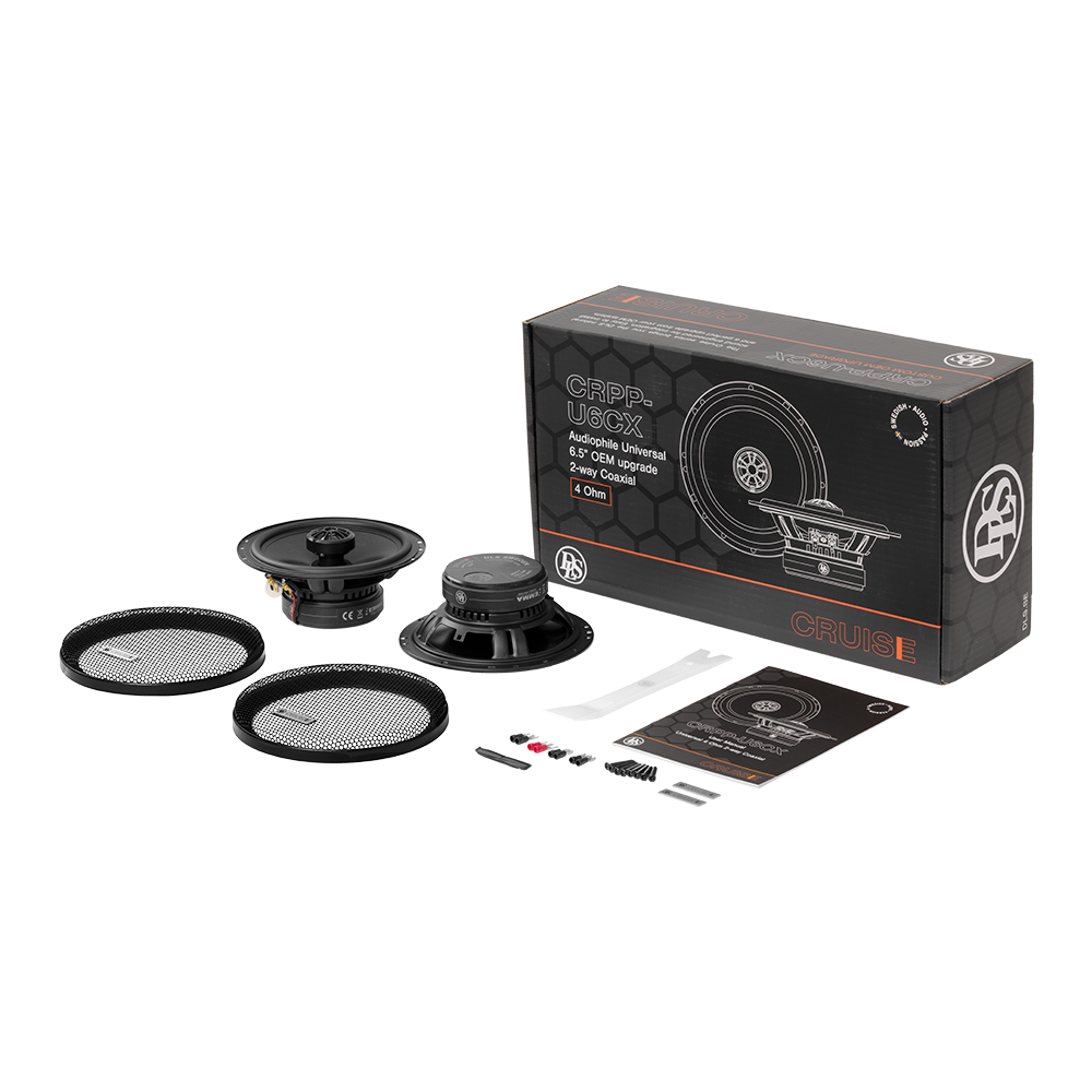DLS Cruise CRU6CX, 16.5 cm koaksialiniai garsiakalbiai, 90 W RMS