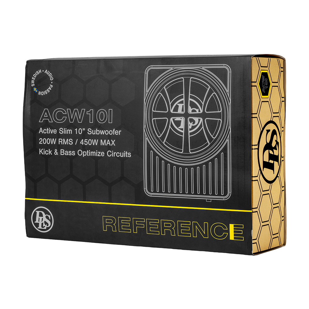 DLS Reference ACW10i, aktyvi žemų dažnių kolonėlė, 200W RMS