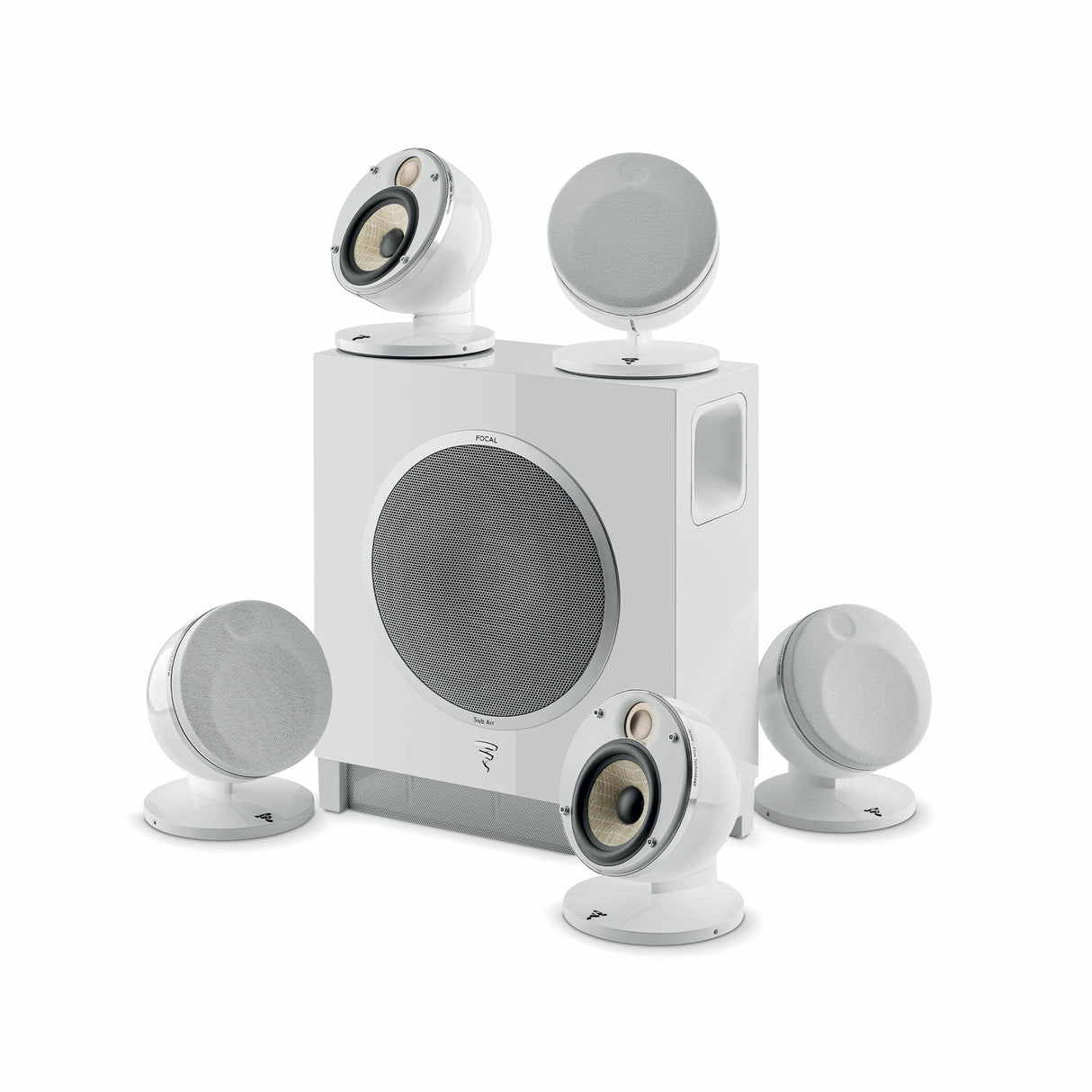 Focal DOME FLAX 5.1 white, Kolonėlių komplektas (įvairių spalvų)