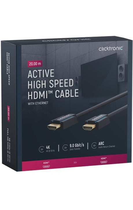 Goobay Active High Speed HDMI™, (20 m.) aktyvus HDMI kabelis