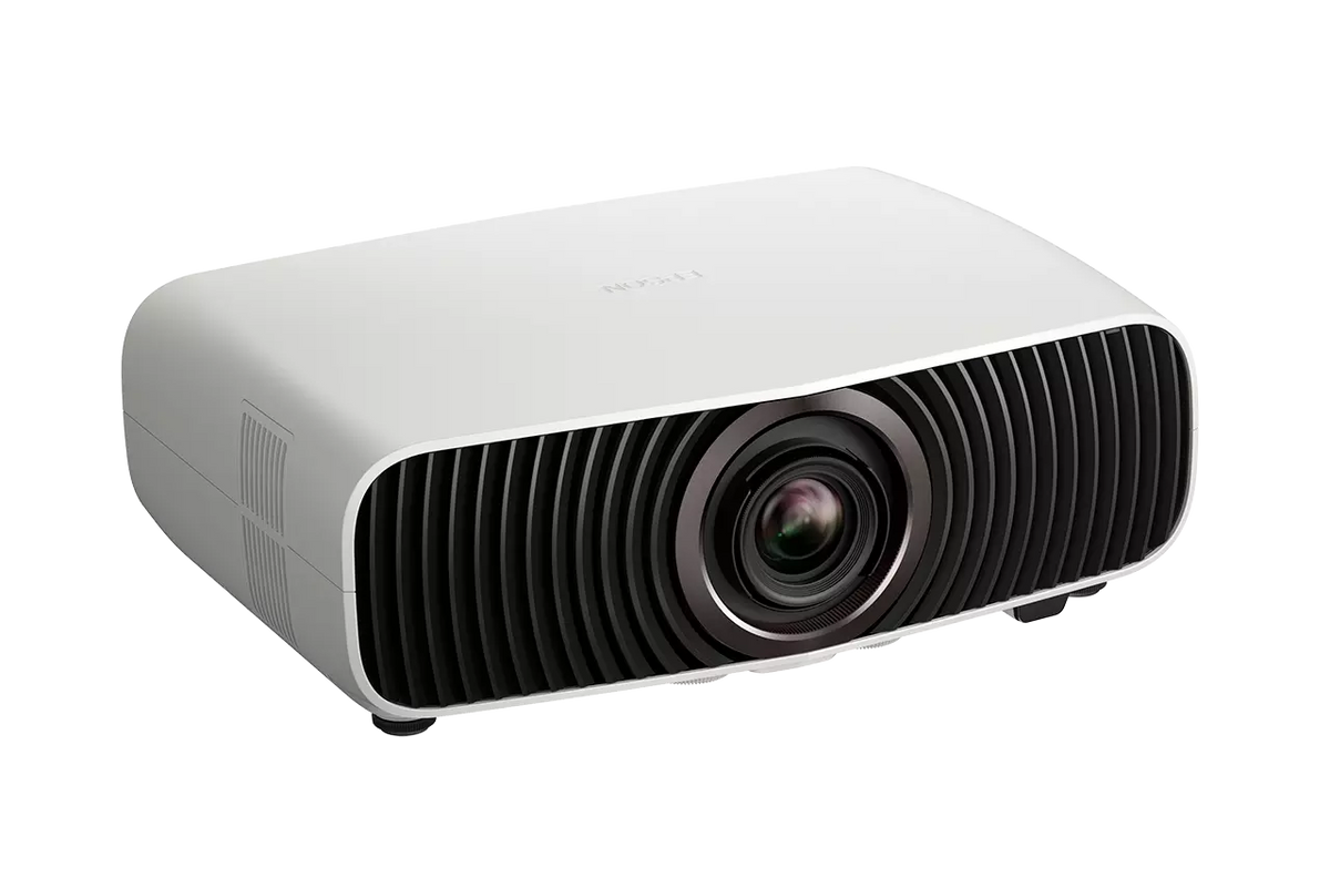 Epson EH-LS7000, 4K 3LCD lazerinis namų kino projektorius - Baltas projektorius iš kampo