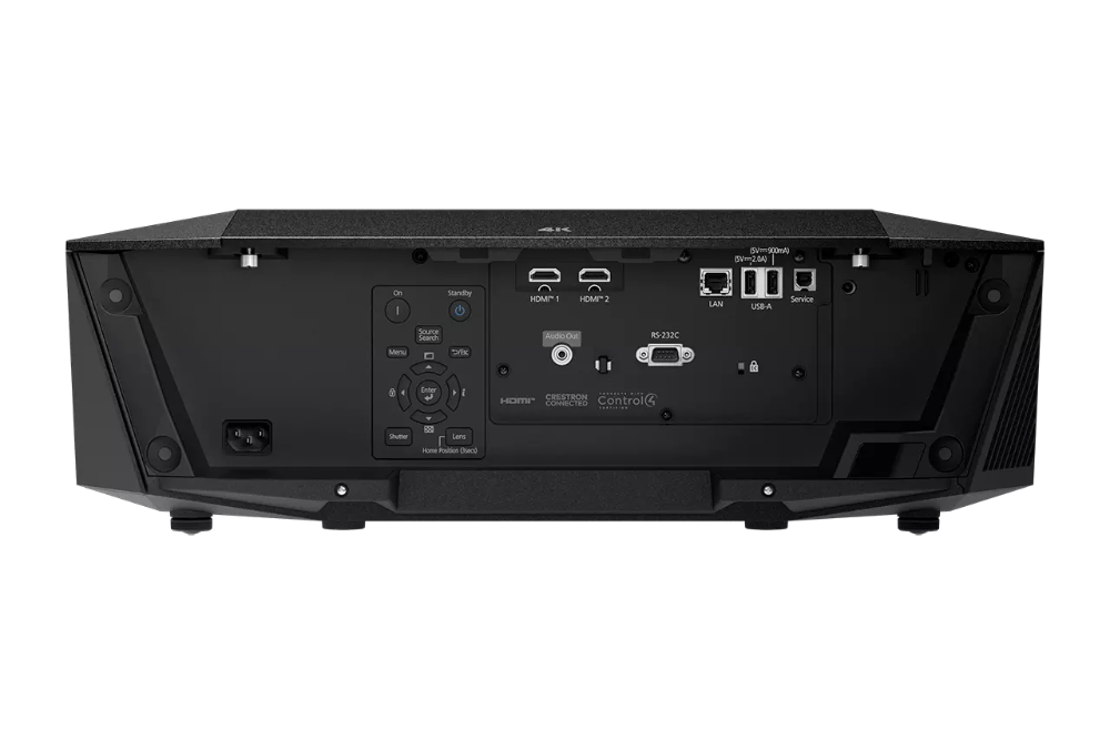 Epson EH-QL3000, 4K 3LCD lazerinis namų kino projektorius (be objektyvo) - Projektoriaus galinė panelė su jungtimis