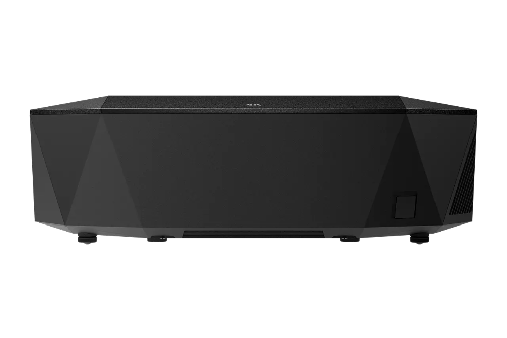 Epson EH-QL3000, 4K 3LCD lazerinis namų kino projektorius (be objektyvo) - Kampas, jungtys, logotipas, mygtukai