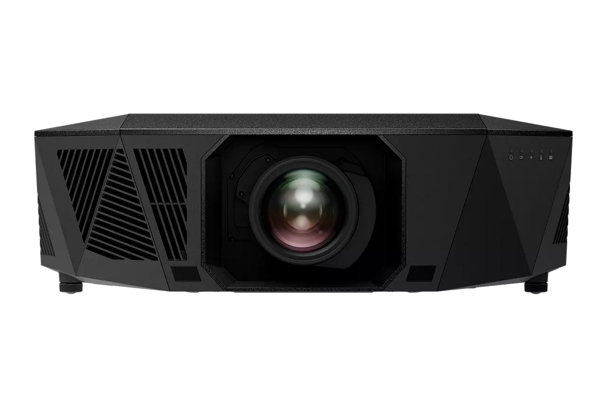 Epson EH-QL7000, 4K 3LCD lazerinis namų kino projektorius (be objektyvo) - Mygtukai, ventiliacijos grotelės, objektyvas, jungtys