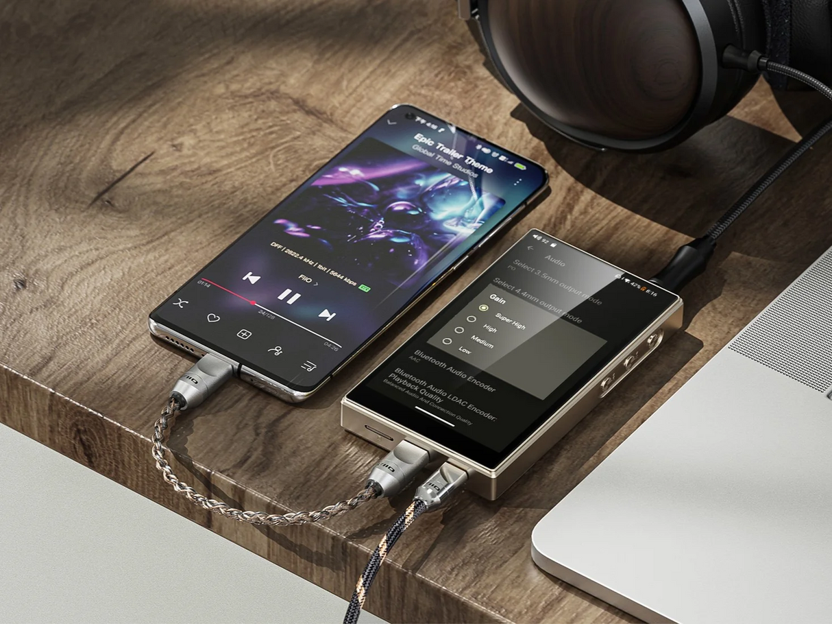 FiiO M21, nešiojamas Hi-Res muzikos grotuvas