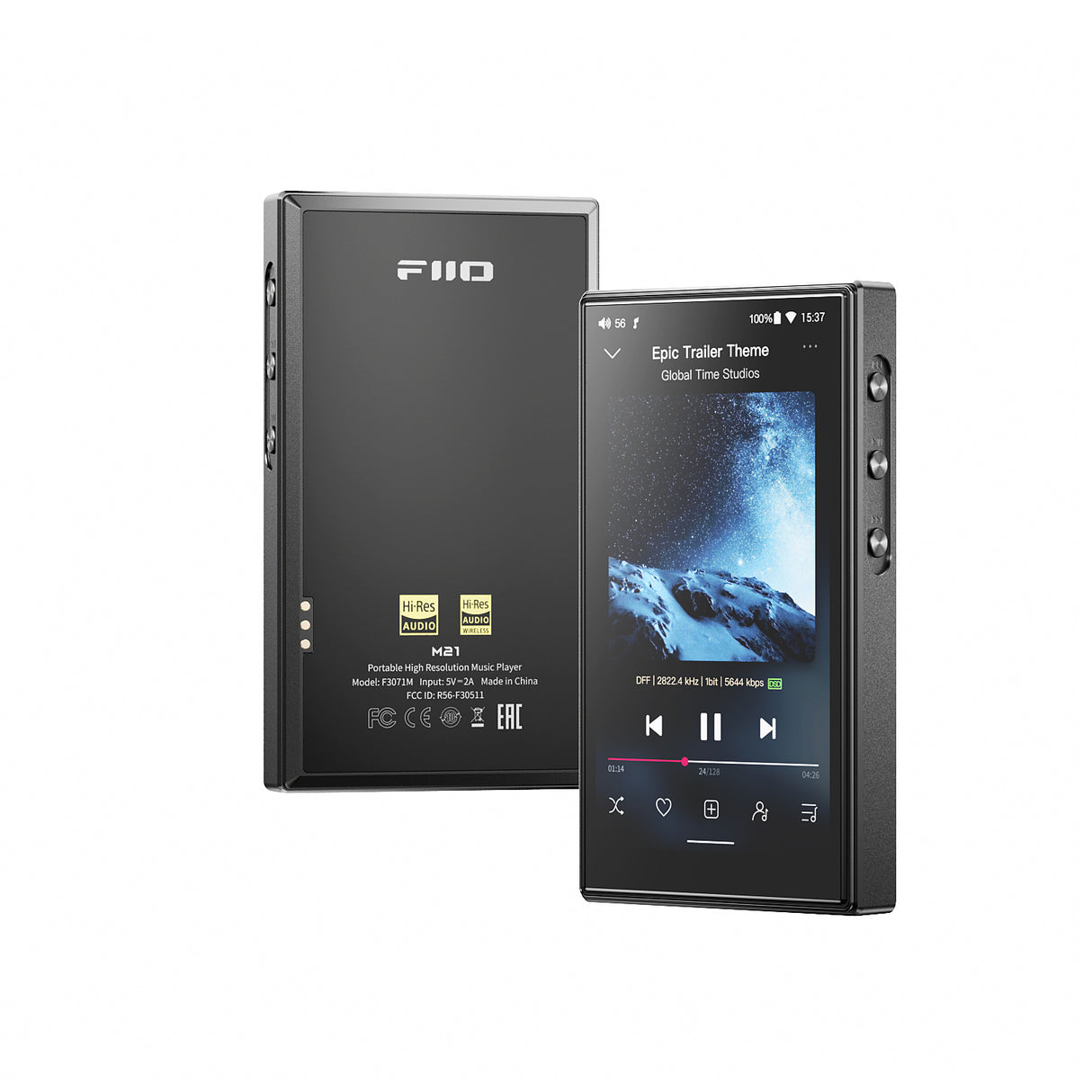 FiiO M21, nešiojamas Hi-Res muzikos grotuvas