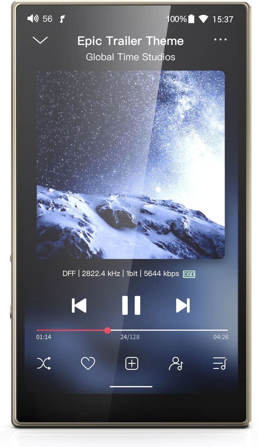 FiiO M21, nešiojamas Hi-Res muzikos grotuvas