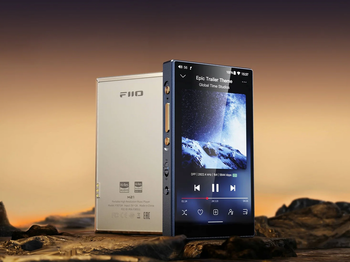 FiiO M21, nešiojamas Hi-Res muzikos grotuvas