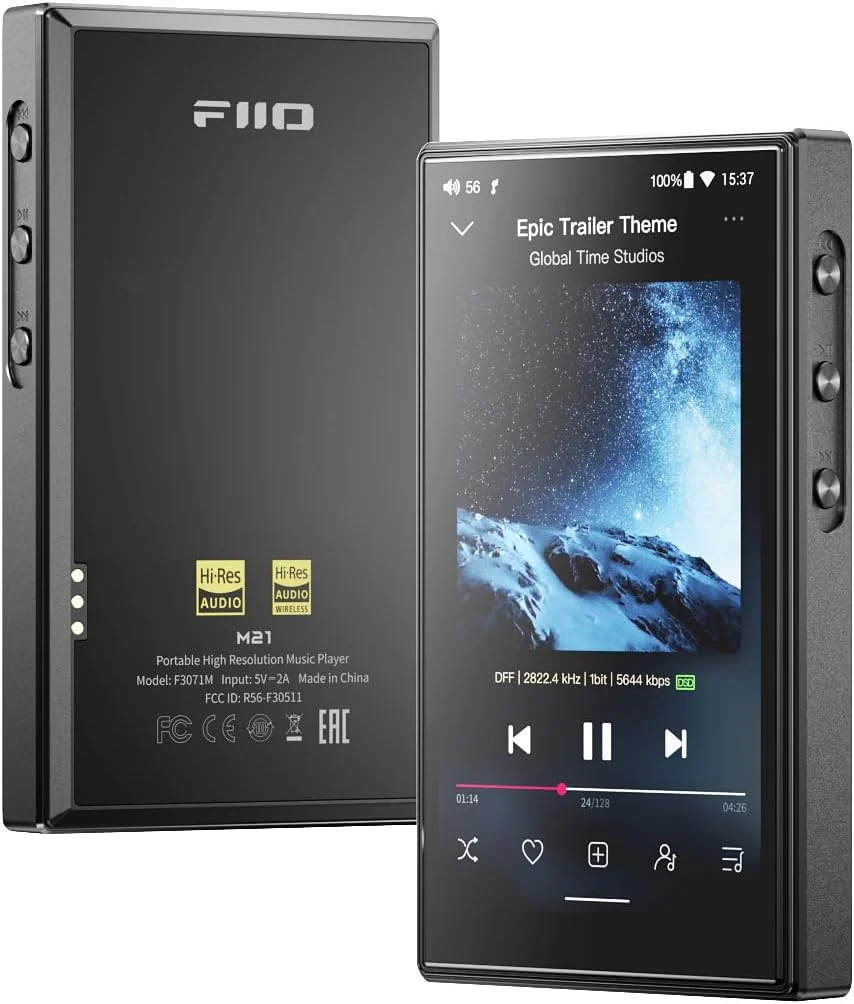 FiiO M21, nešiojamas Hi-Res muzikos grotuvas