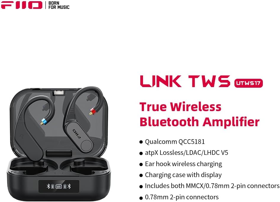 FiiO UTWS17, belaidžiai Bluetooth ausinių adapteriai