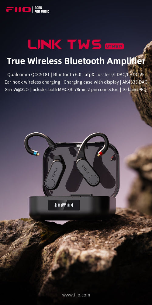 FiiO UTWS17, belaidžiai Bluetooth ausinių adapteriai