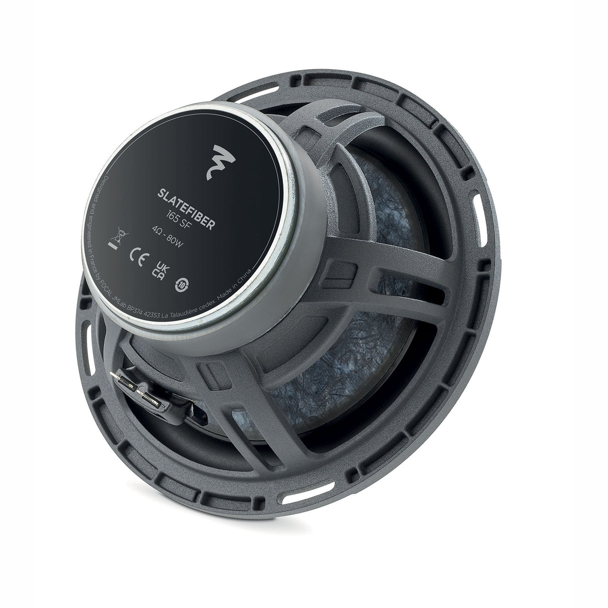 Focal Slatefiber 165 SF, 2-jų juostų komponentiniai garsiakalbiai, 80 W RMS